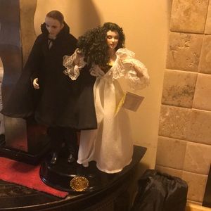 Phantom of the opera musical porcelain figures